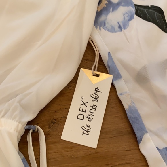 Dex three quarter sleeve off the shoulder dress - Picture 3 of 4